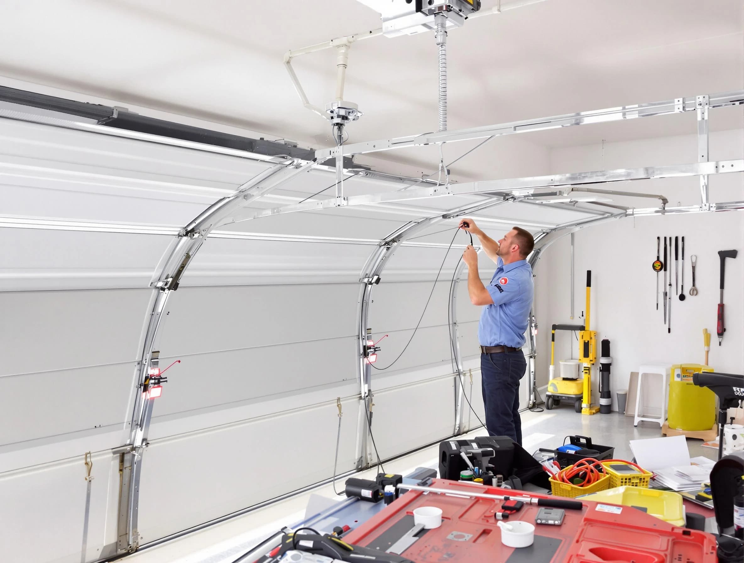 Garage door cable repair service by Billerica Garage Door Repair in Billerica