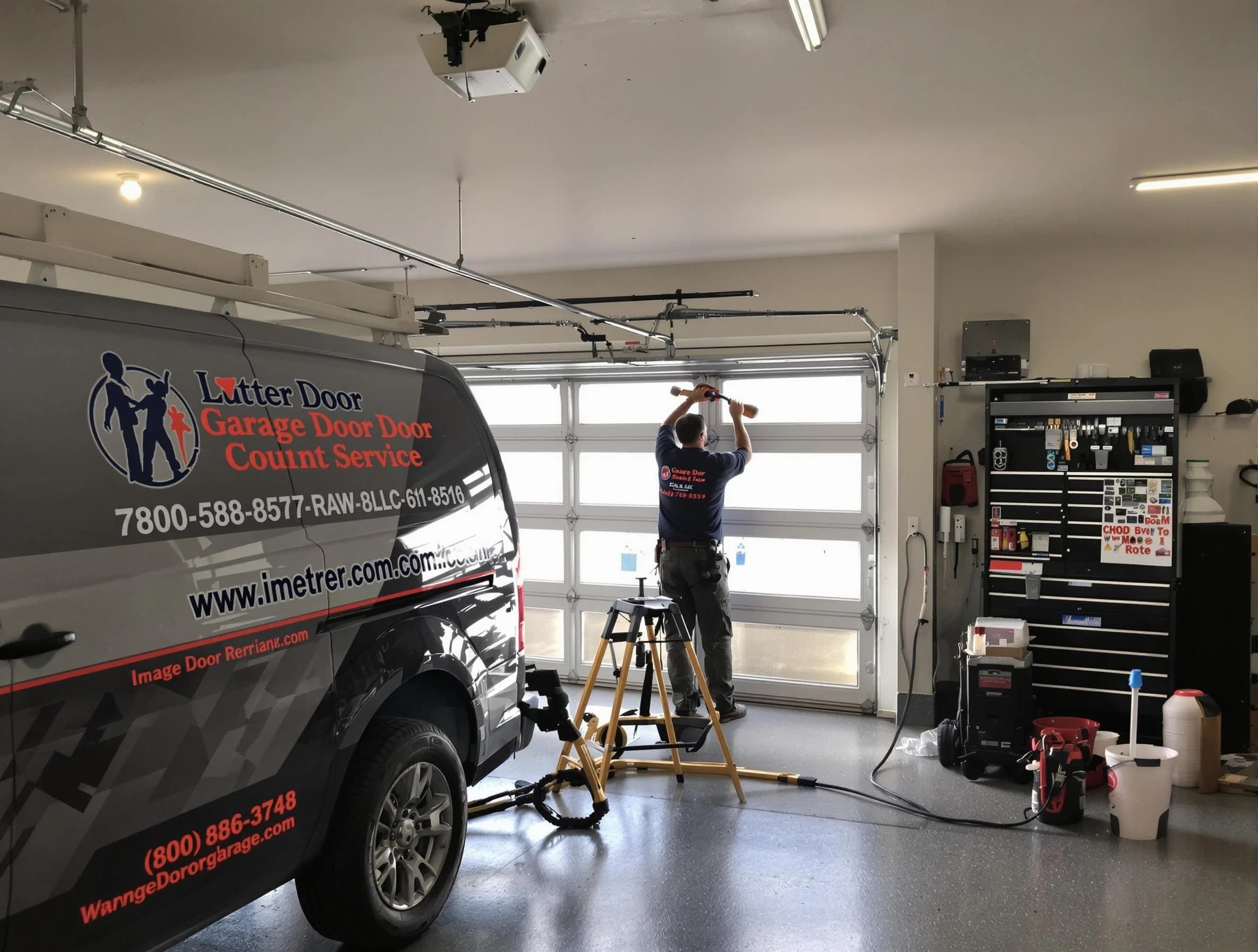 Billerica Garage Door Repair rapid response team performing same-day repair in Billerica