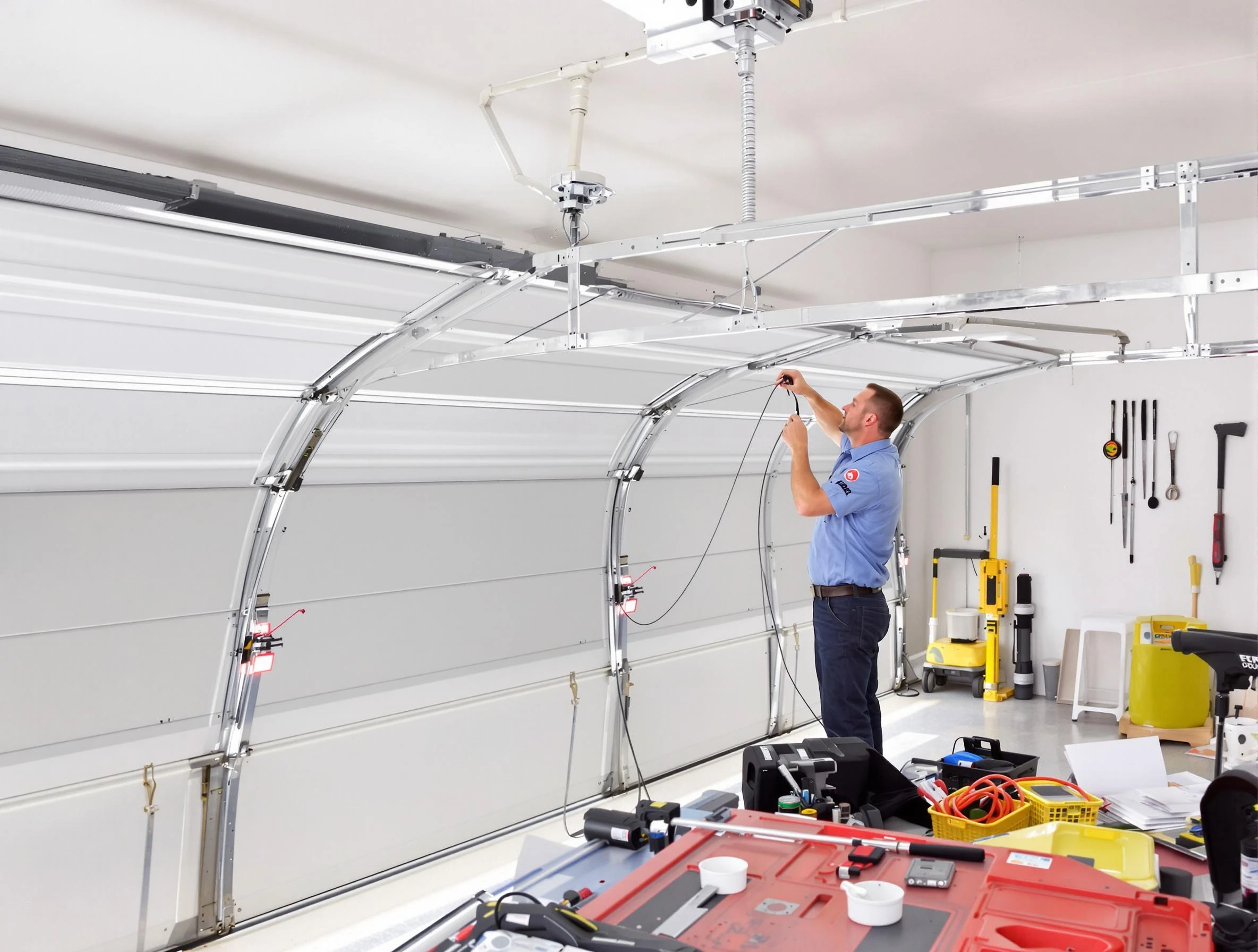 Garage door cable repair service by Billerica Garage Door Repair in Billerica