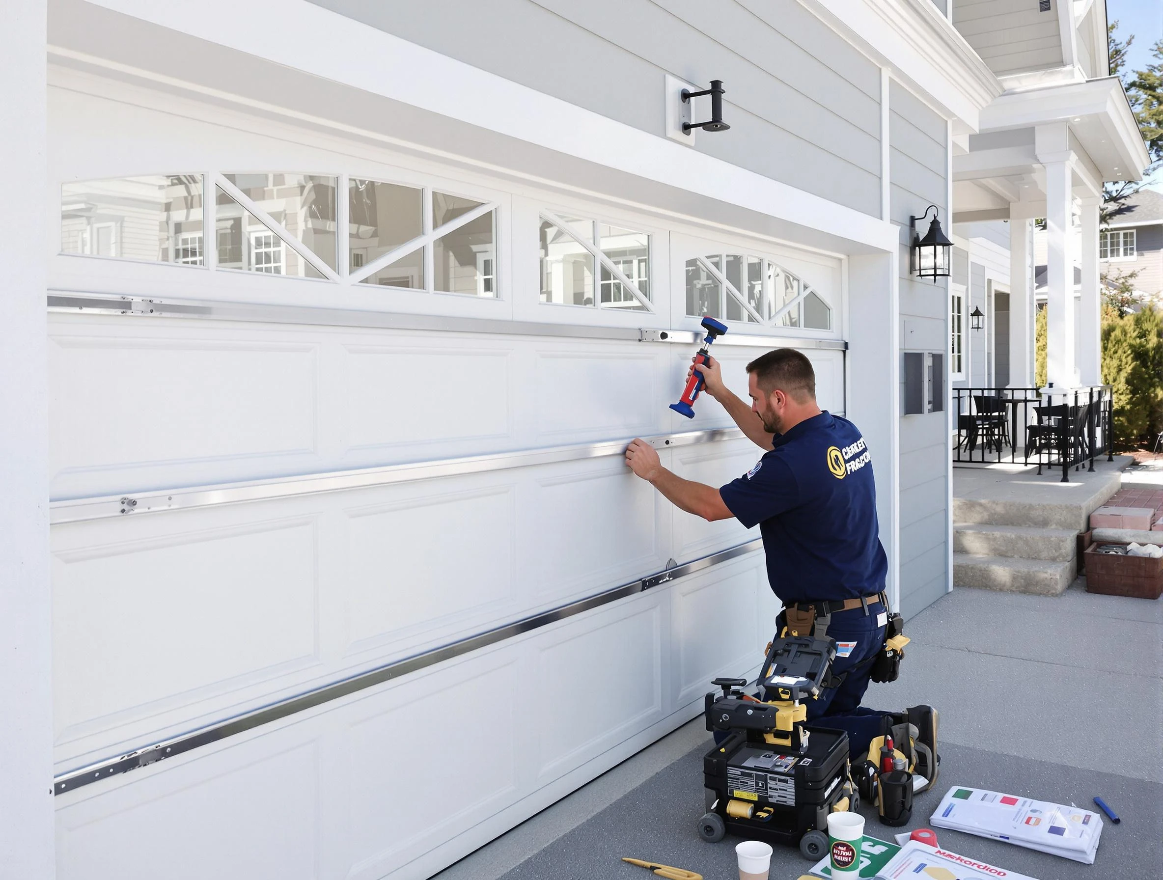 Professional garage door installation by Billerica Garage Door Repair in Billerica