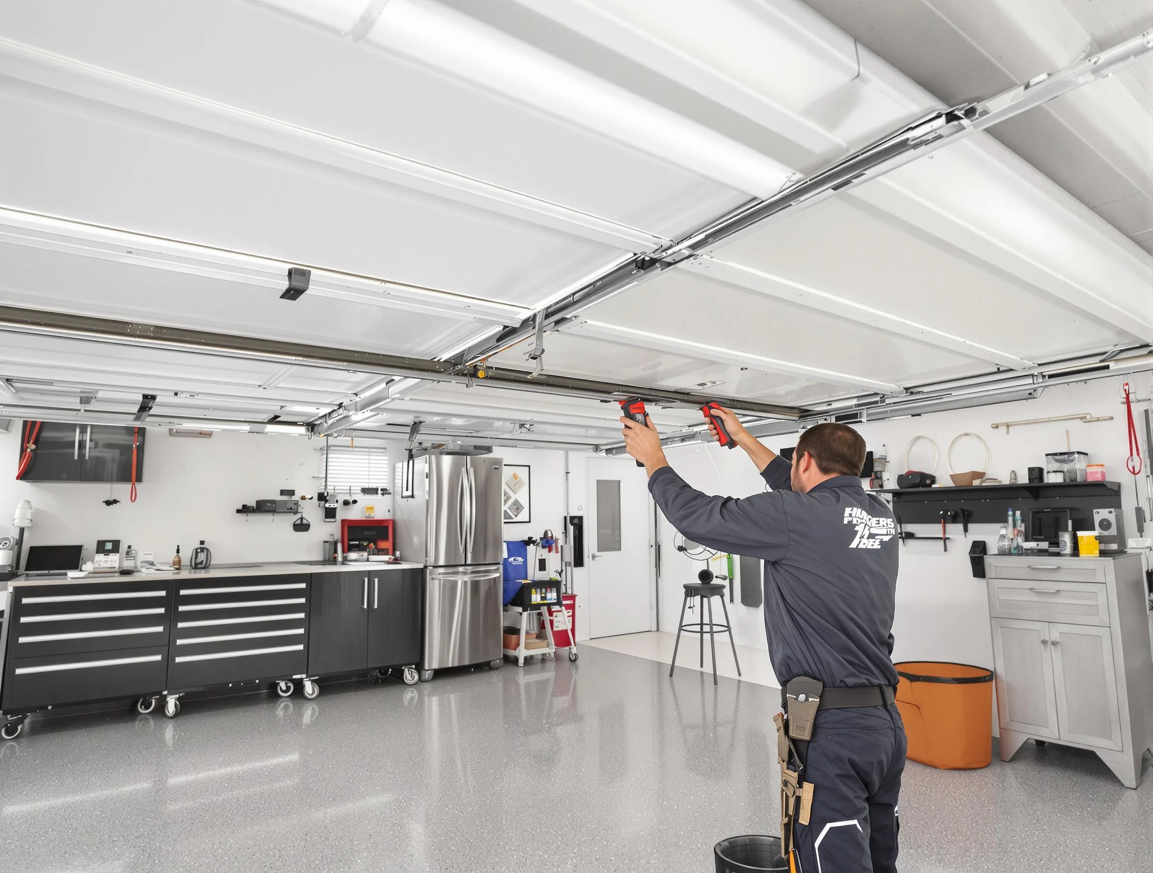 Overhead garage door repair service by Billerica Garage Door Repair in Billerica