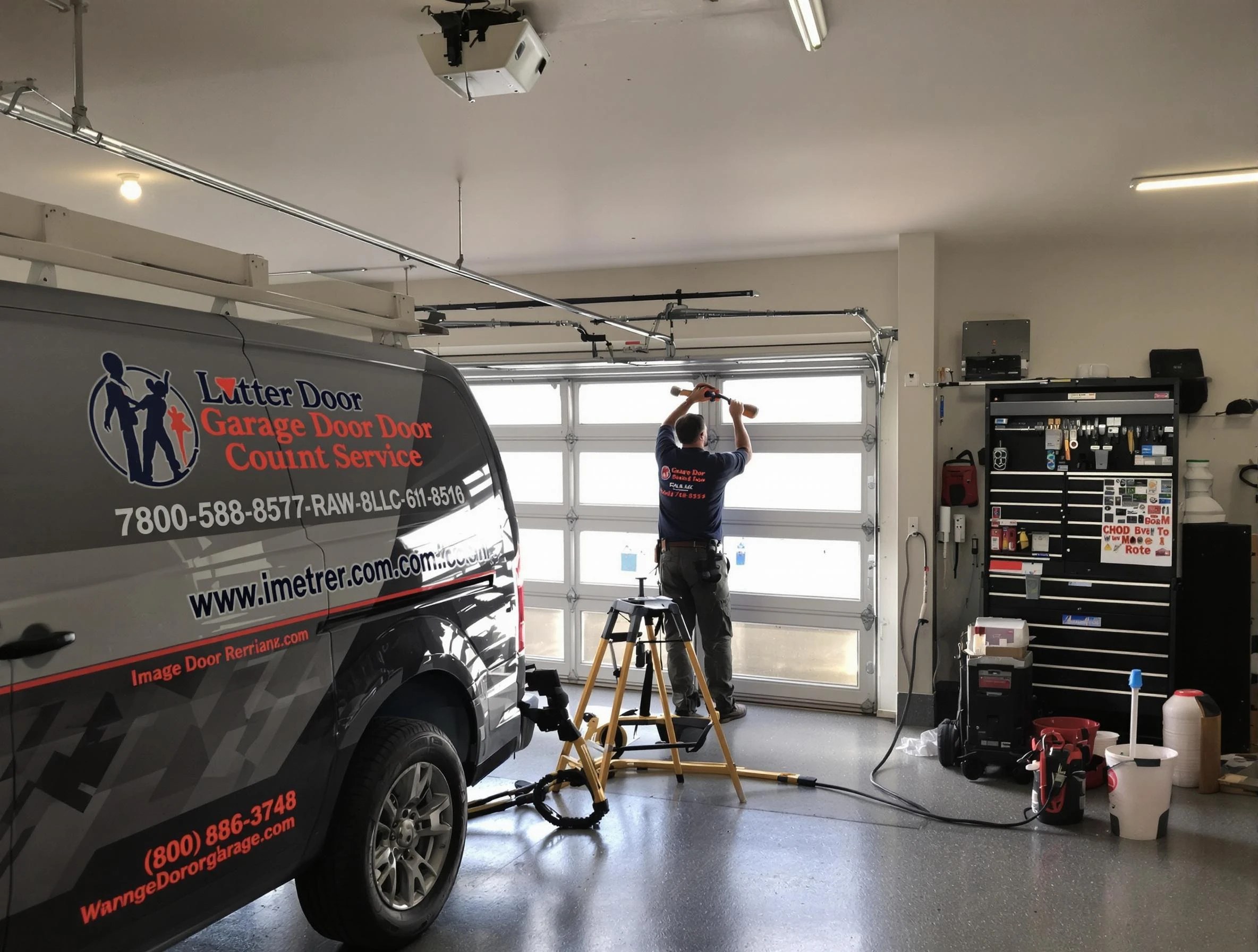 Billerica Garage Door Repair rapid response team performing same-day repair in Billerica